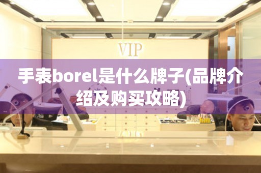 手表borel是什么牌子(品牌介紹及購買攻略)