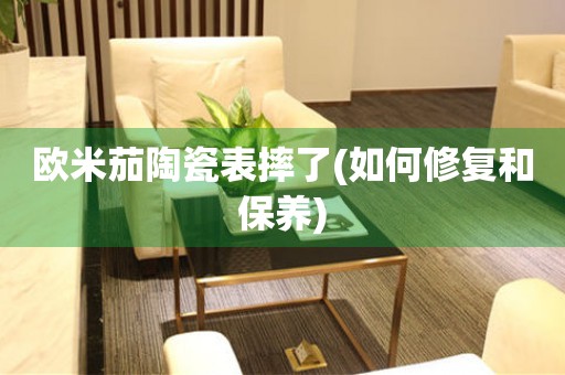 歐米茄陶瓷表摔了(如何修復和保養(yǎng))