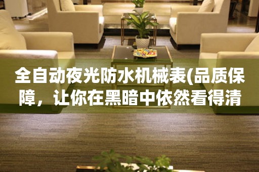 全自動夜光防水機械表(品質保障，讓你在黑暗中依然看得清)