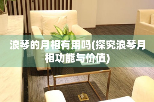 浪琴的月相有用嗎(探究浪琴月相功能與價(jià)值)