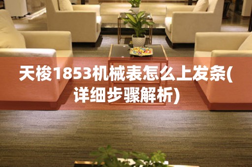 天梭1853機(jī)械表怎么上發(fā)條(詳細(xì)步驟解析)