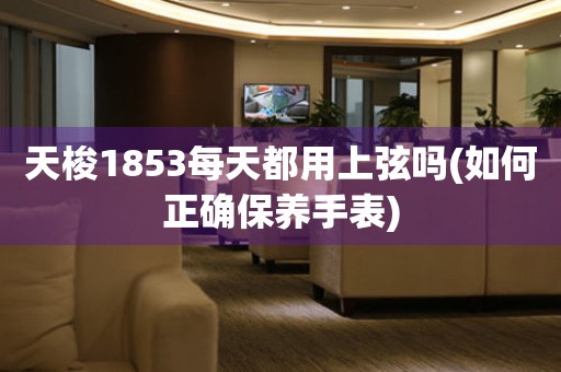 天梭1853每天都用上弦嗎(如何正確保養(yǎng)手表)