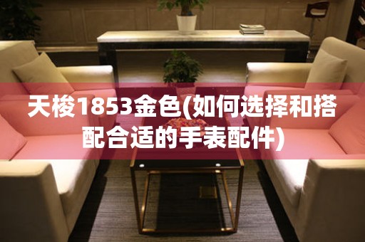天梭1853金色(如何選擇和搭配合適的手表配件)