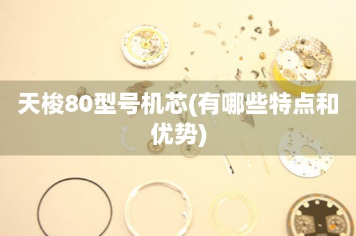 天梭80型號(hào)機(jī)芯(有哪些特點(diǎn)和優(yōu)勢)