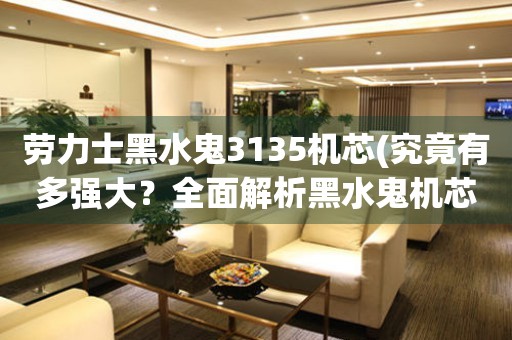 勞力士黑水鬼3135機芯(究竟有多強大？全面解析黑水鬼機芯的優(yōu)勢與缺陷)
