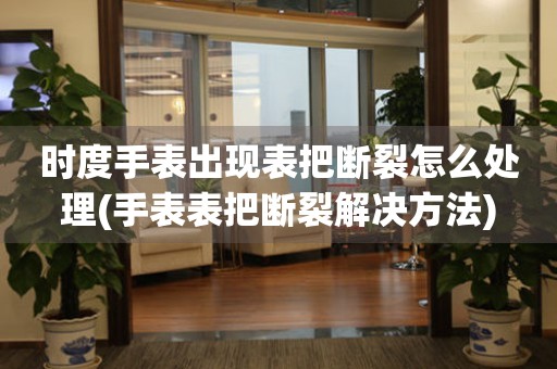 時度手表出現(xiàn)表把斷裂怎么處理(手表表把斷裂解決方法)