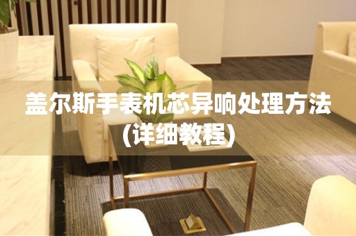 蓋爾斯手表機芯異響處理方法(詳細教程)