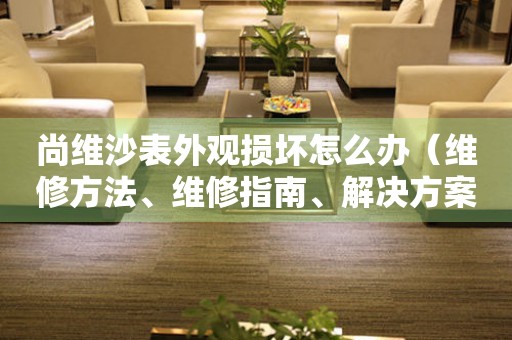 尚維沙表外觀損壞怎么辦（維修方法、維修指南、解決方案）