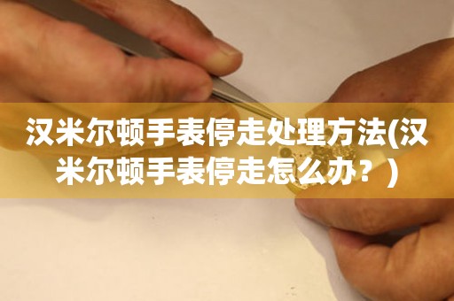漢米爾頓手表停走處理方法(漢米爾頓手表停走怎么辦？)