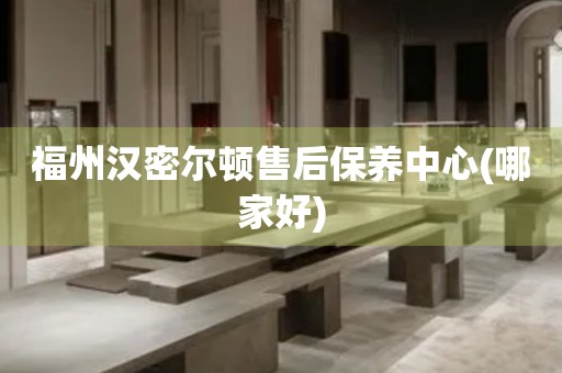 福州漢密爾頓售后保養(yǎng)中心(哪家好)
