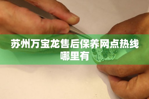 蘇州萬寶龍售后保養(yǎng)網(wǎng)點熱線哪里有