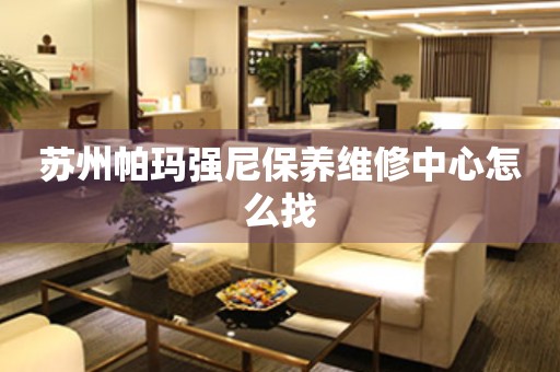 蘇州帕瑪強(qiáng)尼保養(yǎng)維修中心怎么找
