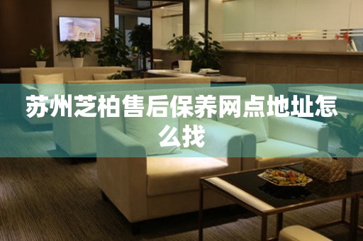 蘇州芝柏售后保養(yǎng)網(wǎng)點地址怎么找
