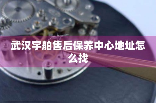 武漢宇舶售后保養(yǎng)中心地址怎么找