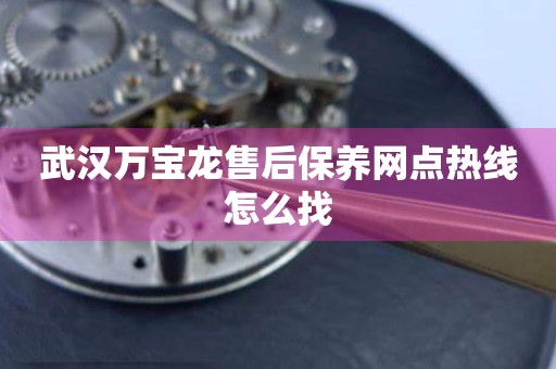 武漢萬寶龍售后保養(yǎng)網(wǎng)點熱線怎么找