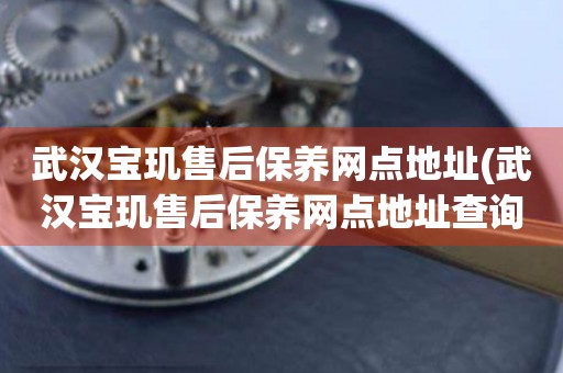 武漢寶璣售后保養(yǎng)網(wǎng)點(diǎn)地址(武漢寶璣售后保養(yǎng)網(wǎng)點(diǎn)地址查詢攻略)