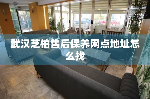 武漢芝柏售后保養(yǎng)網(wǎng)點地址怎么找