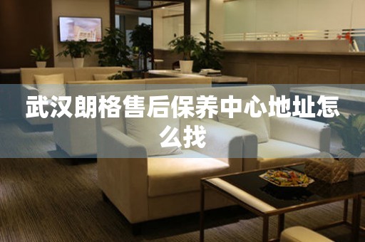 武漢朗格售后保養(yǎng)中心地址怎么找