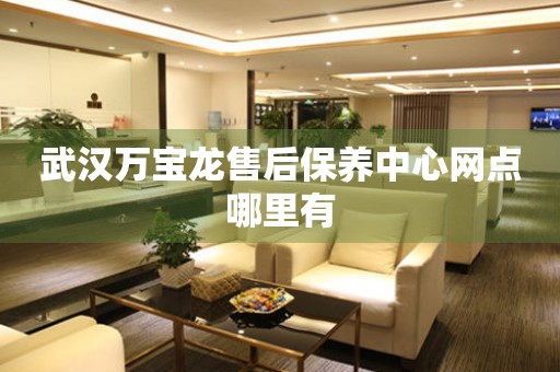 武漢萬寶龍售后保養(yǎng)中心網點哪里有
