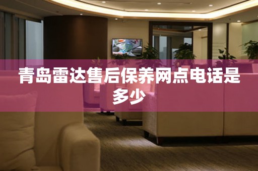 青島雷達(dá)售后保養(yǎng)網(wǎng)點(diǎn)電話是多少