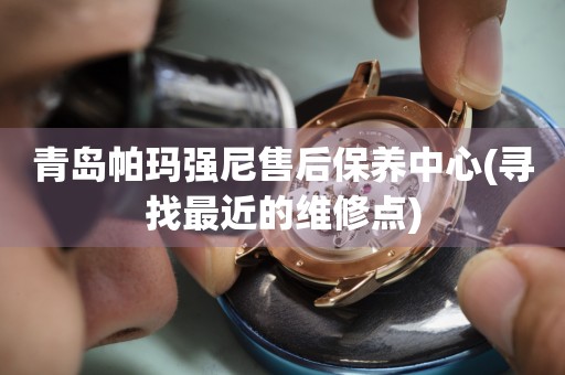 青島帕瑪強(qiáng)尼售后保養(yǎng)中心(尋找最近的維修點)