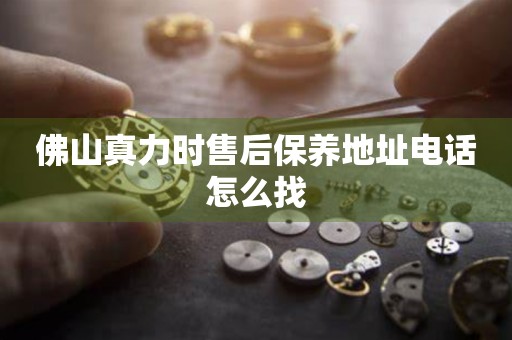 佛山真力時售后保養(yǎng)地址電話怎么找