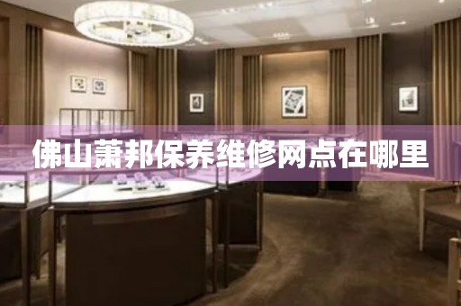 佛山蕭邦保養(yǎng)維修網(wǎng)點在哪里