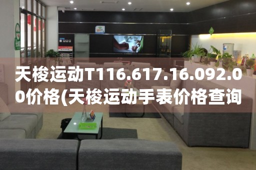 天梭運動T116.617.16.092.00價格(天梭運動手表價格查詢)