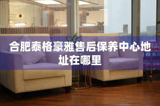 合肥泰格豪雅售后保養(yǎng)中心地址在哪里