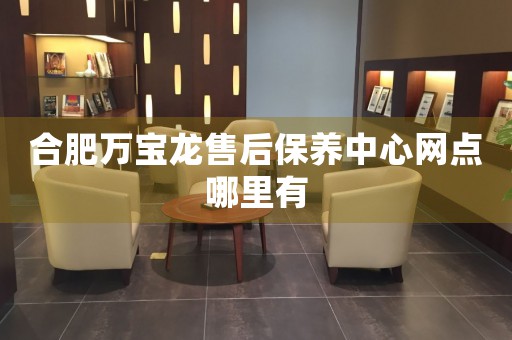 合肥萬寶龍售后保養(yǎng)中心網(wǎng)點(diǎn)哪里有