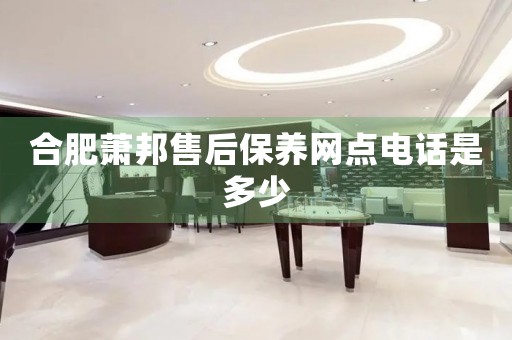 合肥蕭邦售后保養(yǎng)網(wǎng)點電話是多少