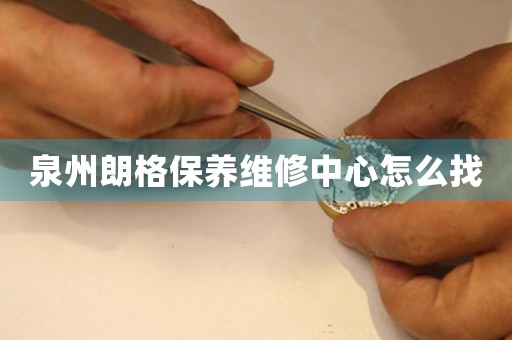 泉州朗格保養(yǎng)維修中心怎么找