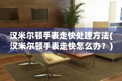 漢米爾頓手表走快處理方法(漢米爾頓手表走快怎么辦？)