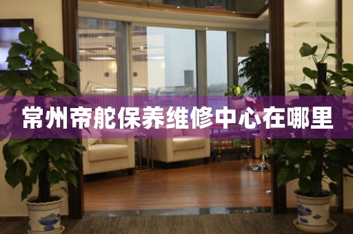 常州帝舵保養(yǎng)維修中心在哪里