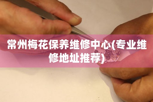常州梅花保養(yǎng)維修中心(專(zhuān)業(yè)維修地址推薦)