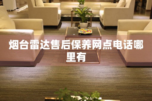 煙臺雷達(dá)售后保養(yǎng)網(wǎng)點(diǎn)電話哪里有