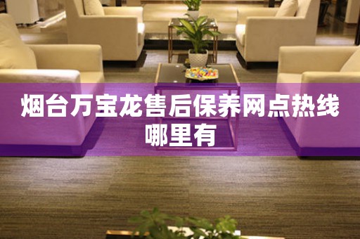 煙臺(tái)萬(wàn)寶龍售后保養(yǎng)網(wǎng)點(diǎn)熱線哪里有