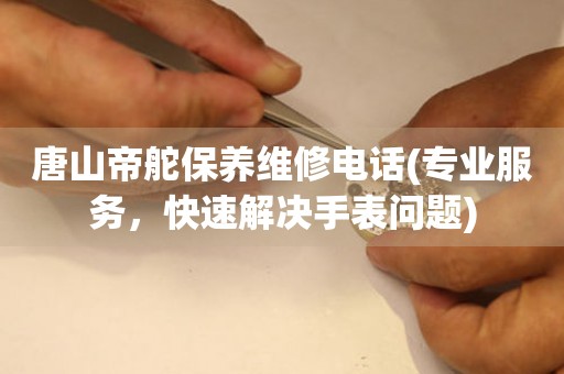 唐山帝舵保養(yǎng)維修電話(專業(yè)服務(wù)，快速解決手表問題)