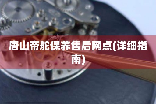 唐山帝舵保養(yǎng)售后網(wǎng)點(詳細指南)