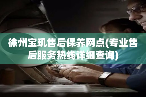 徐州寶璣售后保養(yǎng)網(wǎng)點(diǎn)(專業(yè)售后服務(wù)熱線詳細(xì)查詢)