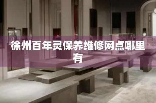 徐州百年靈保養(yǎng)維修網(wǎng)點(diǎn)哪里有