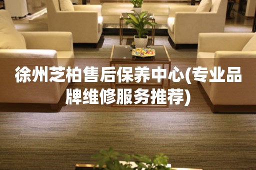 徐州芝柏售后保養(yǎng)中心(專業(yè)品牌維修服務推薦)