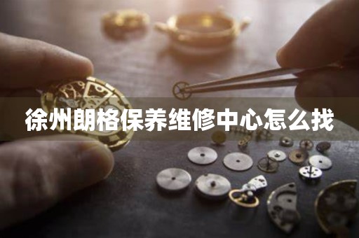 徐州朗格保養(yǎng)維修中心怎么找