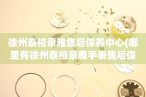 徐州泰格豪雅售后保養(yǎng)中心(哪里有徐州泰格豪雅手表售后保養(yǎng)中心網(wǎng)點)