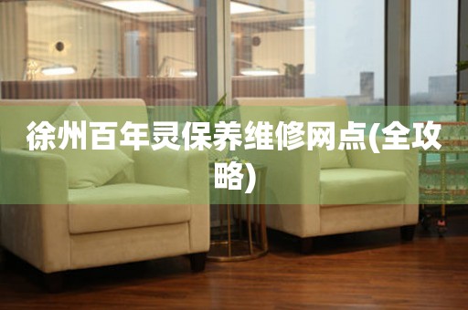 徐州百年靈保養(yǎng)維修網(wǎng)點(diǎn)(全攻略)