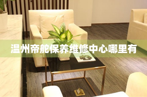 溫州帝舵保養(yǎng)維修中心哪里有