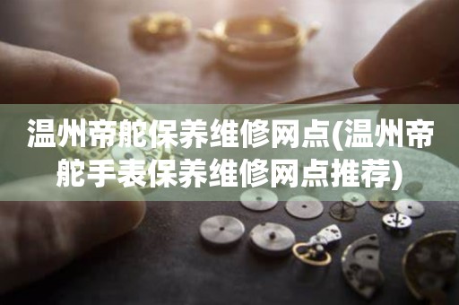 溫州帝舵保養(yǎng)維修網(wǎng)點(溫州帝舵手表保養(yǎng)維修網(wǎng)點推薦)