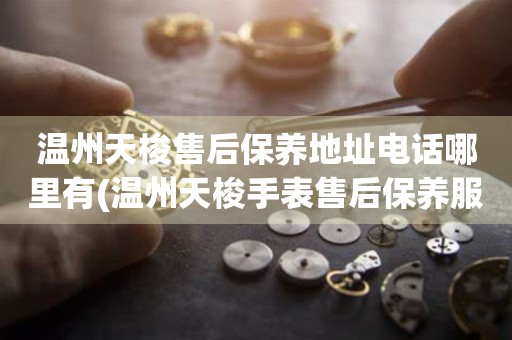 溫州天梭售后保養(yǎng)地址電話哪里有(溫州天梭手表售后保養(yǎng)服務(wù)地址電話查詢(xún))