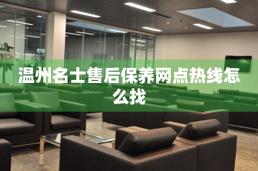 溫州名士售后保養(yǎng)網(wǎng)點熱線怎么找