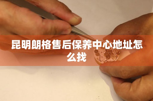昆明朗格售后保養(yǎng)中心地址怎么找